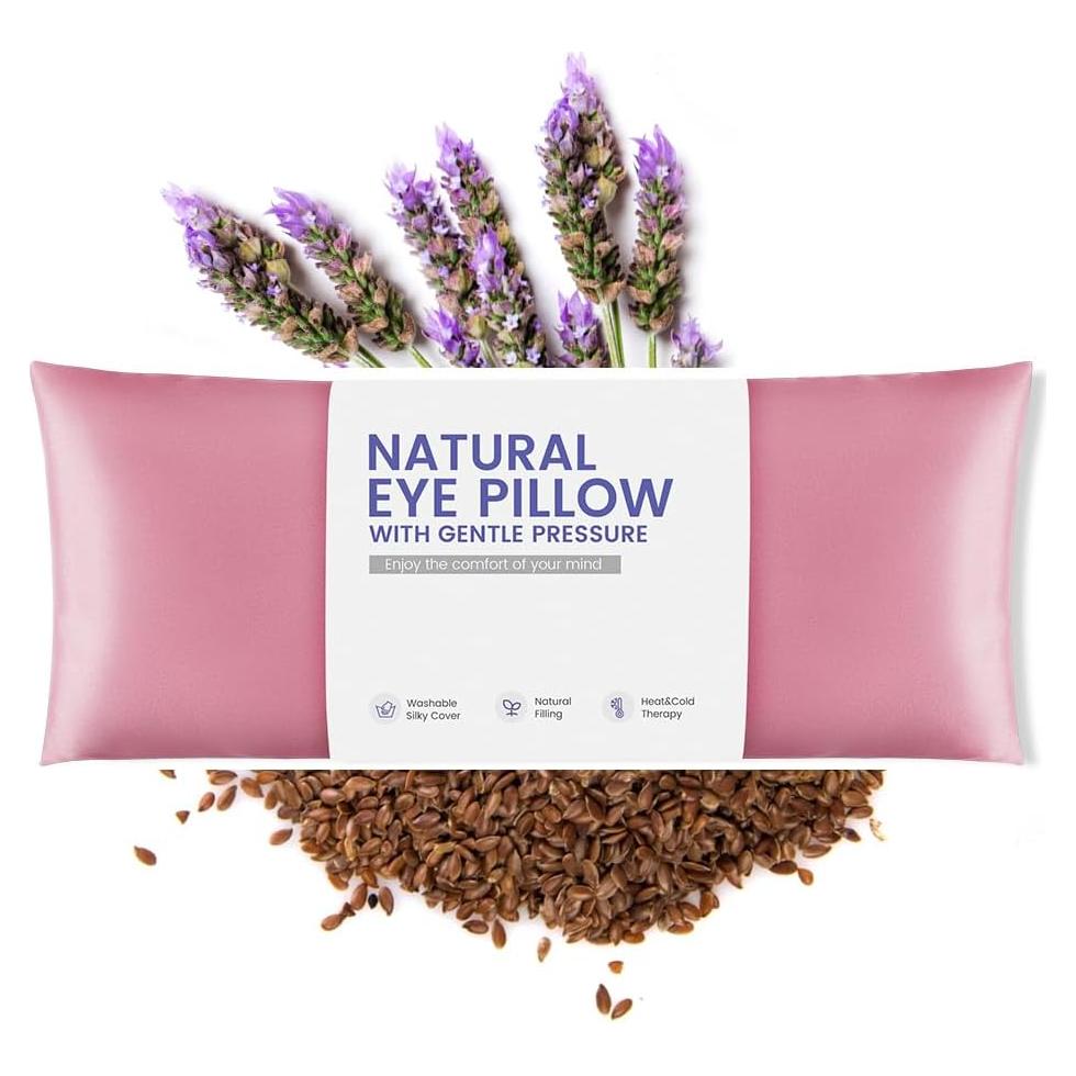 Almohadilla para Ojos de Lavanda MEISENHOME - Calentada y Aromaterapia