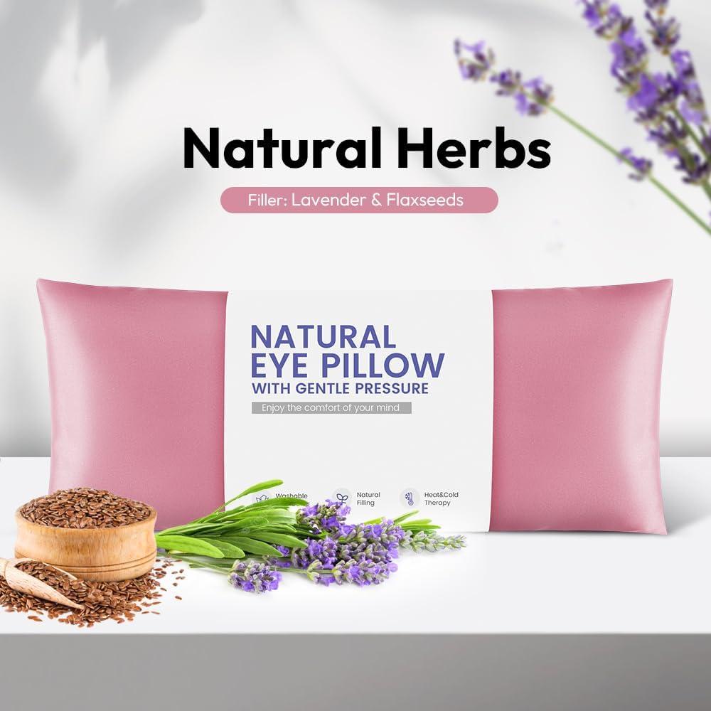 Almohadilla para Ojos de Lavanda MEISENHOME - Calentada y Aromaterapia