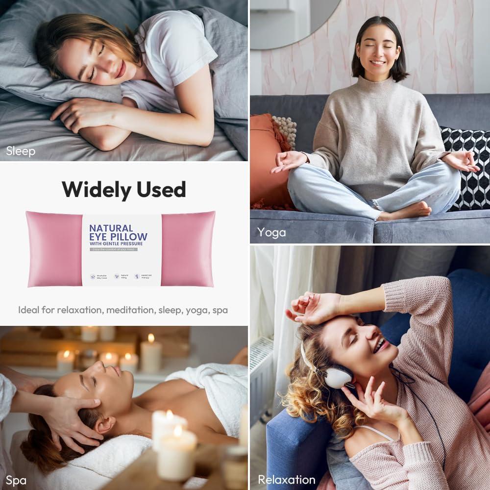 Almohadilla para Ojos de Lavanda MEISENHOME - Calentada y Aromaterapia