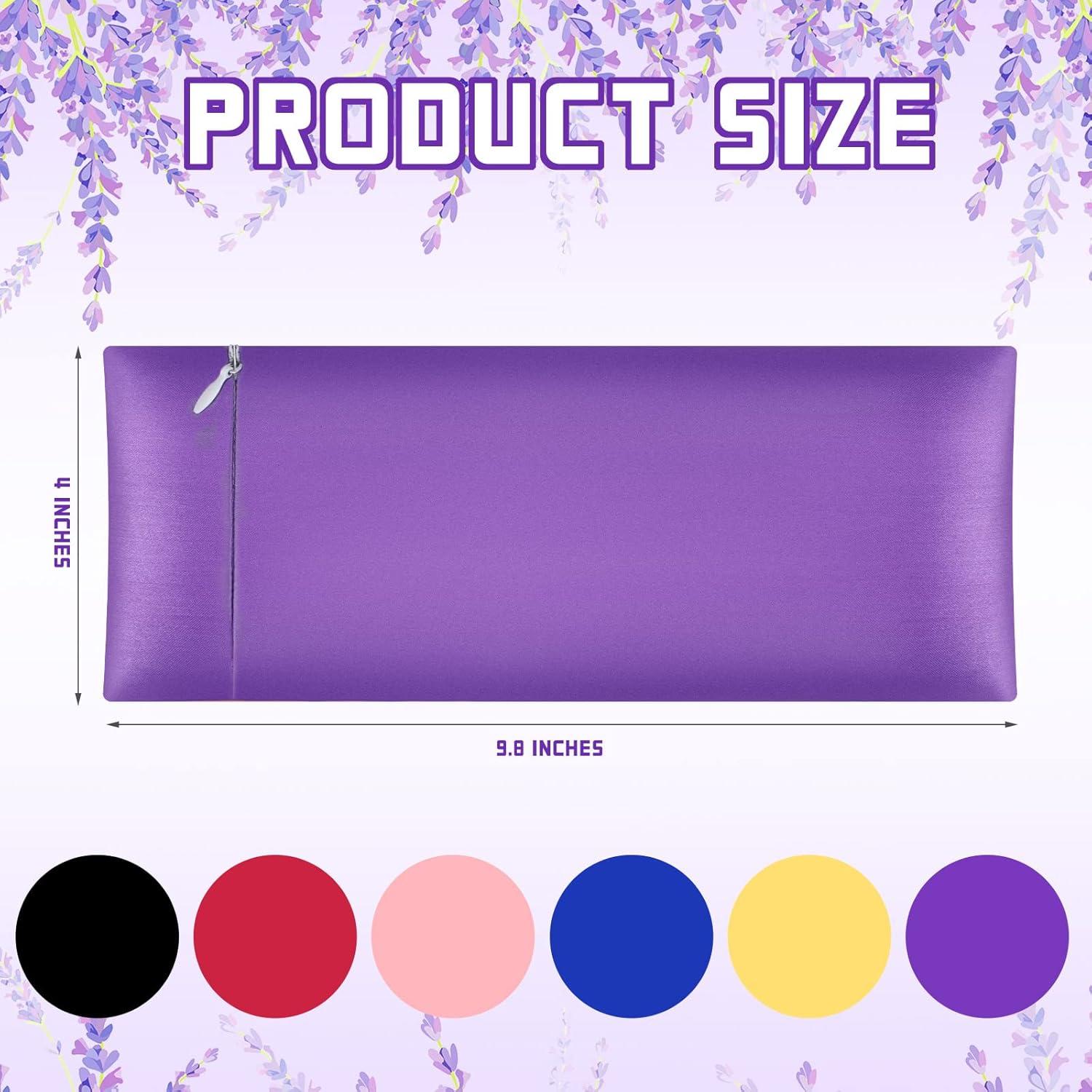 Funda de Almohada para Ojos Satén Tudomro 6 Piezas 25x10cm