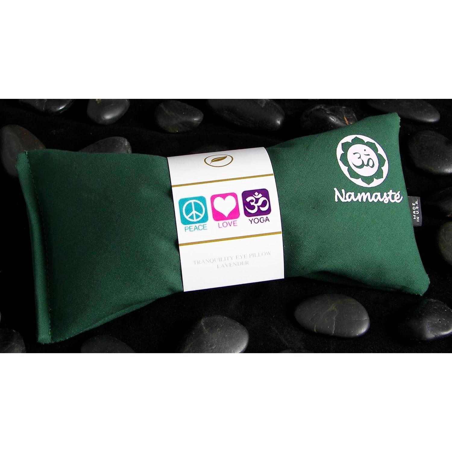 Cojines para los ojos de yoga Happy Wraps Set de 4 Verde