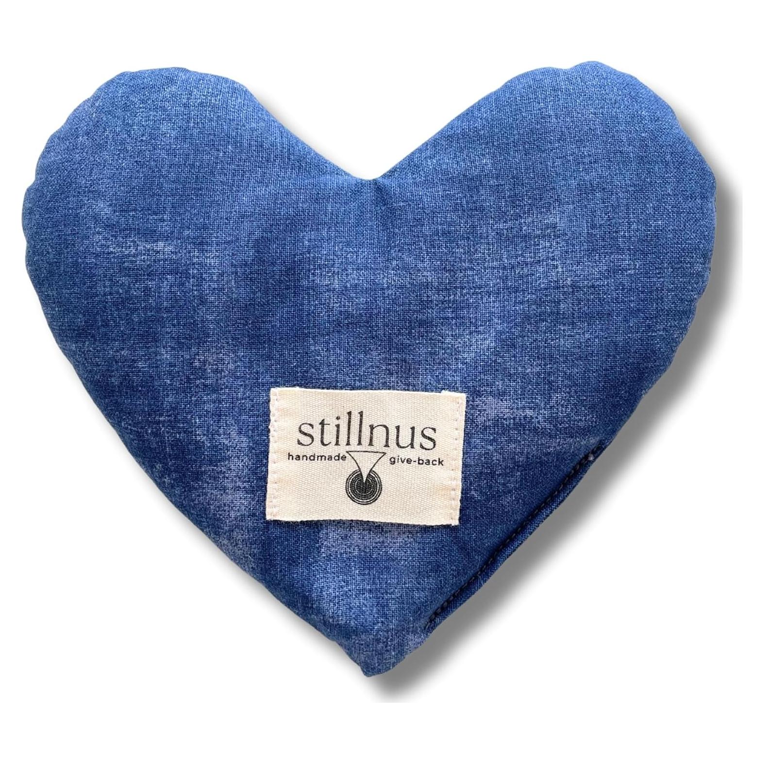 Máscara de Ojos de Lavanda y Lino - Corazón Indigo - Alivio Emocional