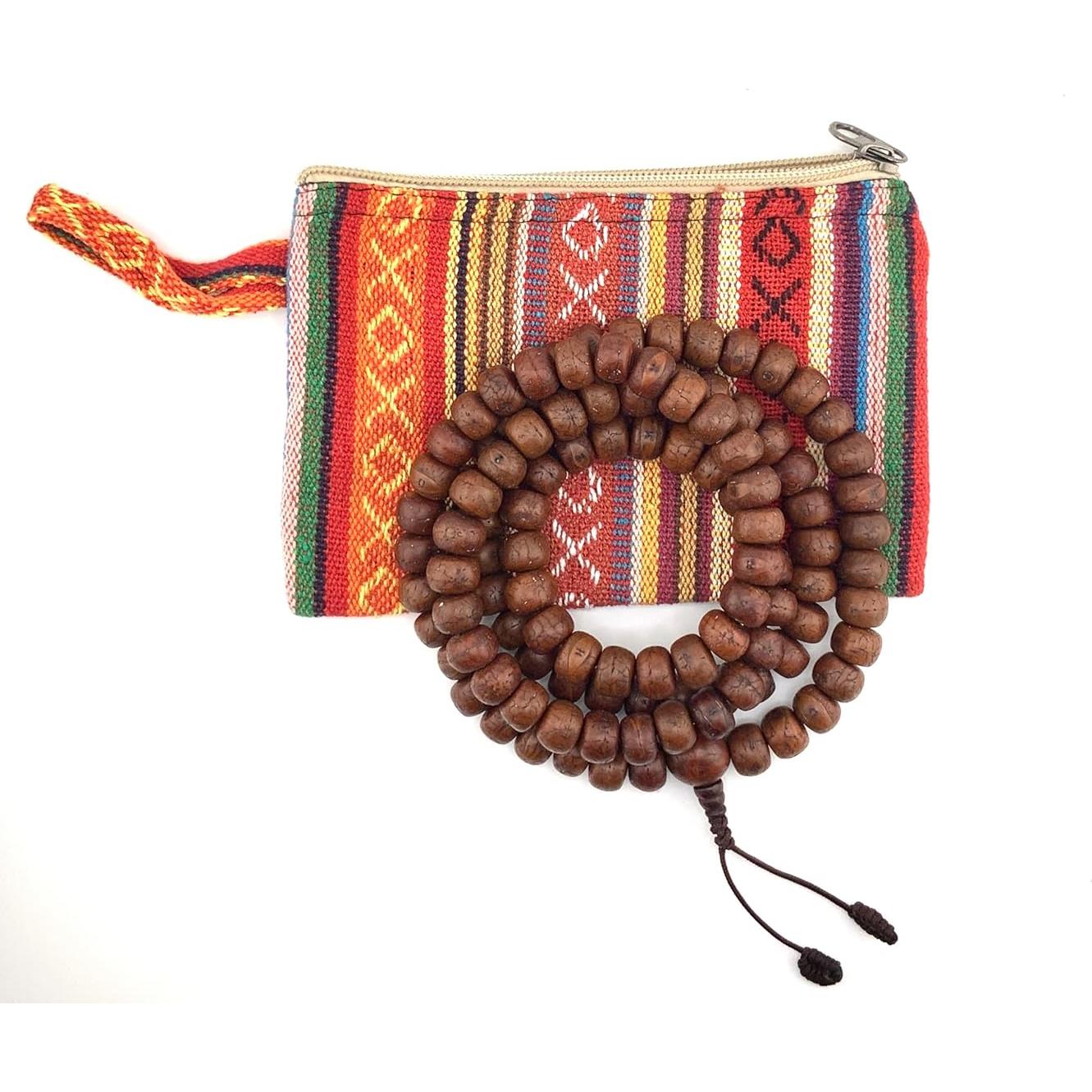 Collar Japa Mala de 108 Cuentas de Semilla de Bodhi Healing Lama