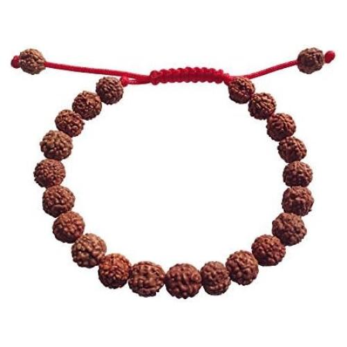 Mala de Rudraksha ajustable para meditación - Manos de Tíbet