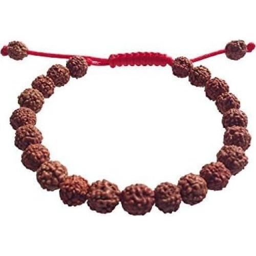 Mala de Rudraksha ajustable para meditación - Manos de Tíbet