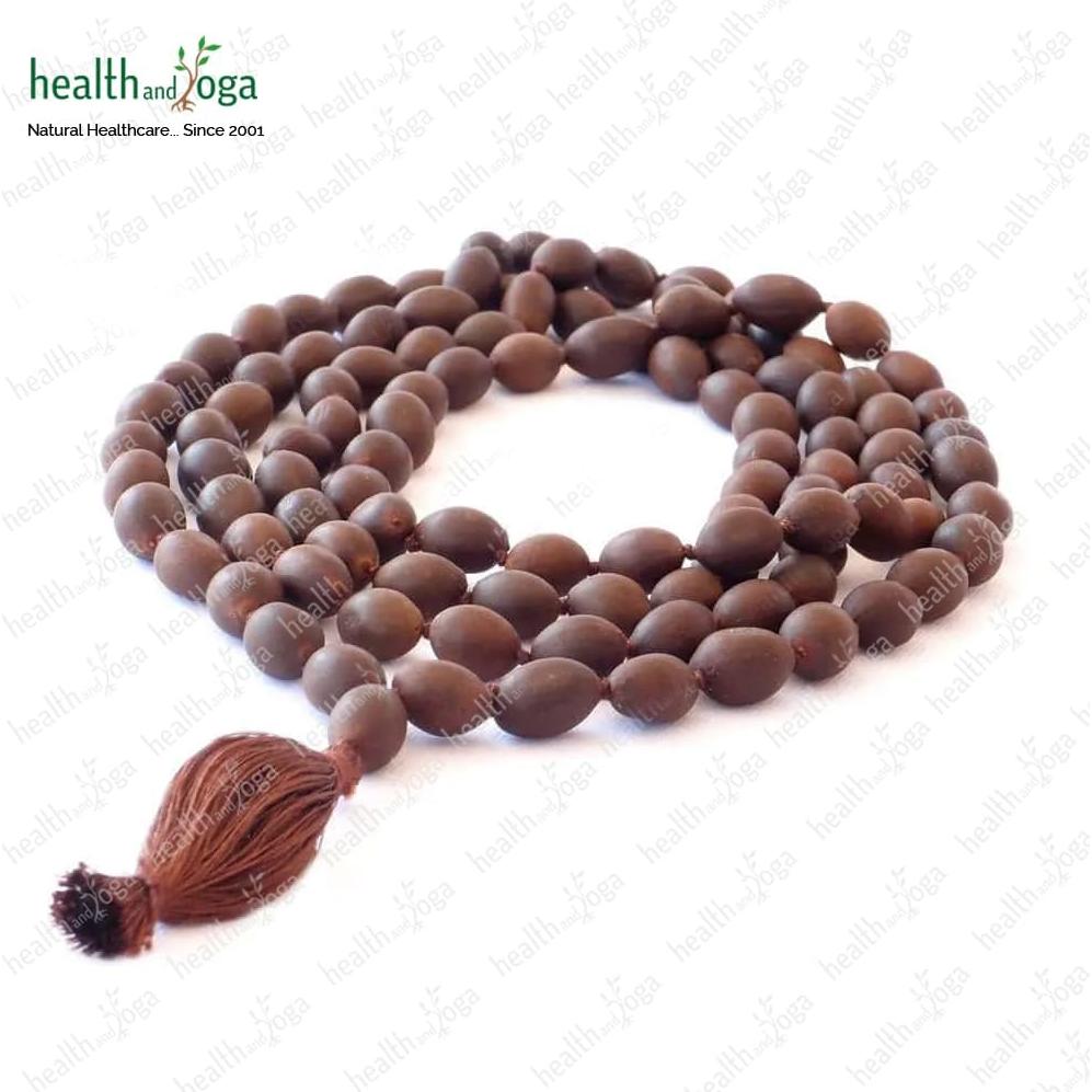 Collar de Meditación HealthAndYoga con 108 Perlas de Loto