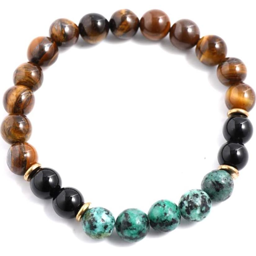 Collar de cuentas Mala 108 Hovaete piedras naturales 8mm