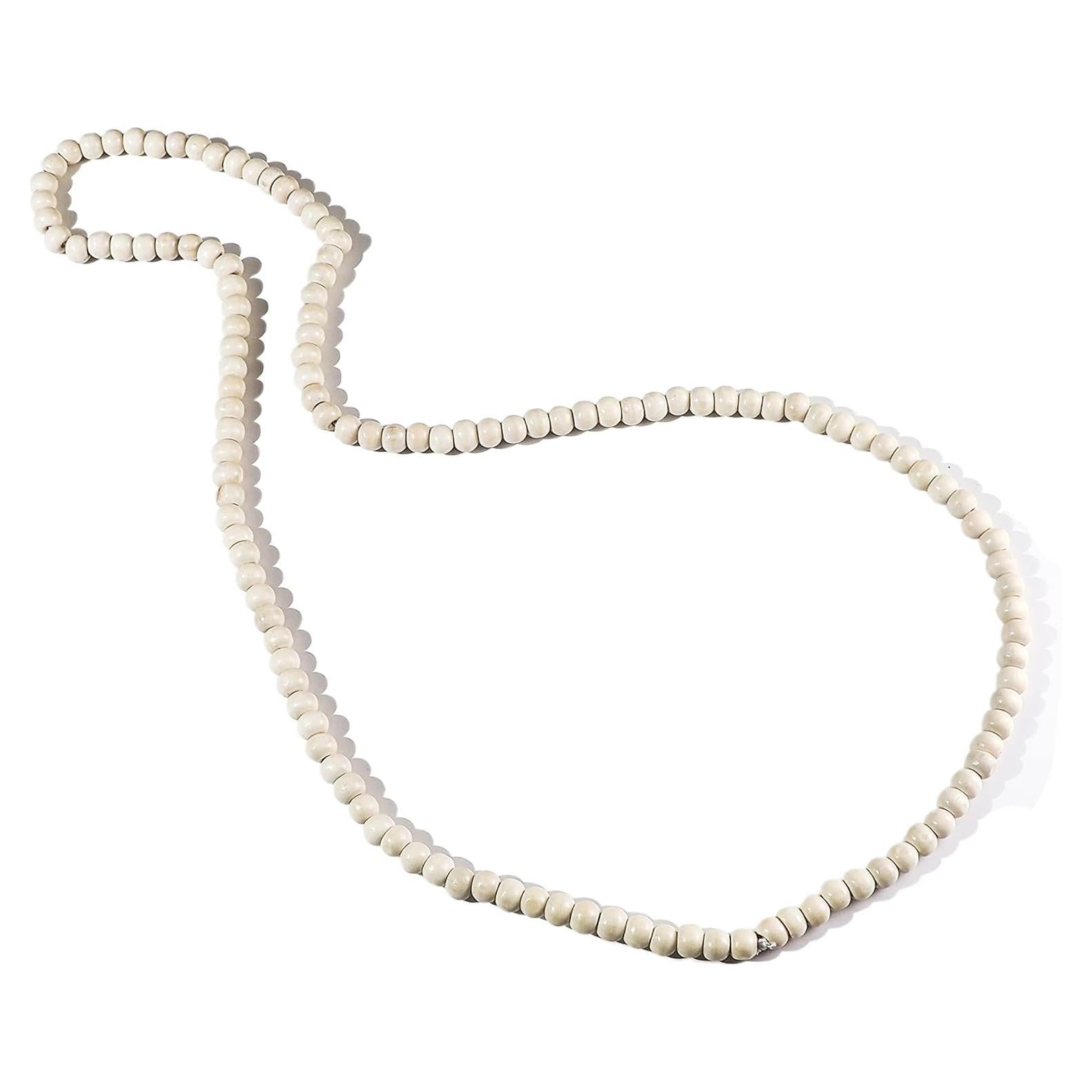 Collar de Madera Natural Colorful Bling 90 cm para Hombres y Mujeres