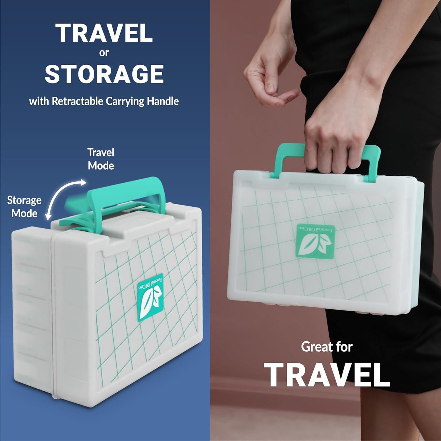 Organizador de Aceites Esenciales GPG2 35 Botellas Verde