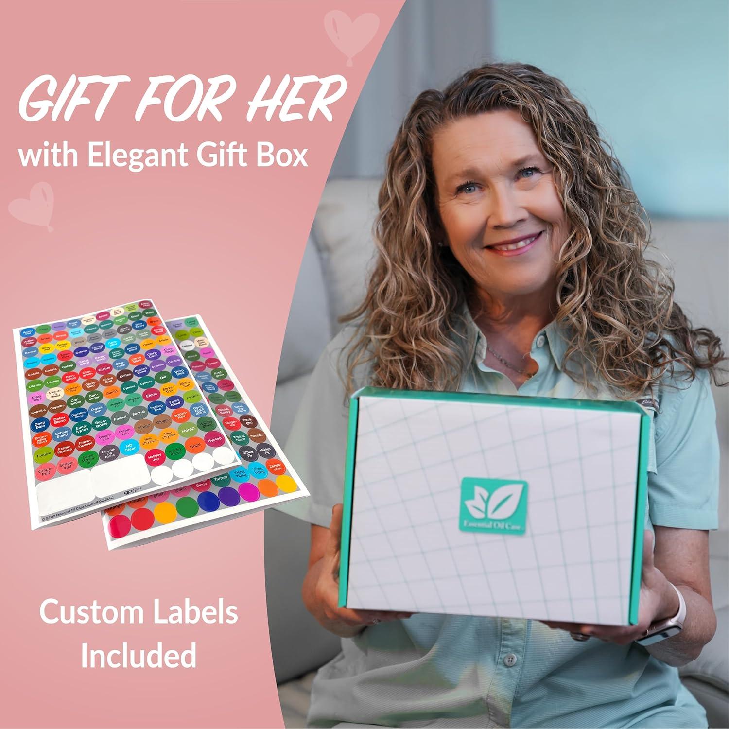 Organizador de Aceites Esenciales GPG2 35 Botellas Verde