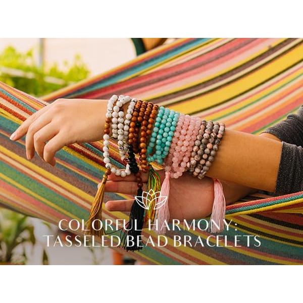 Collar Japamala AURA 108 Cuentas de Cuarzo Rosa 8 mm