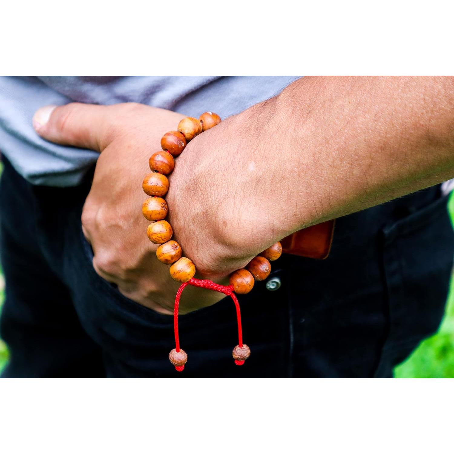 Mala de muñeca de semillas de Bodhi grande Hands Of Tibet