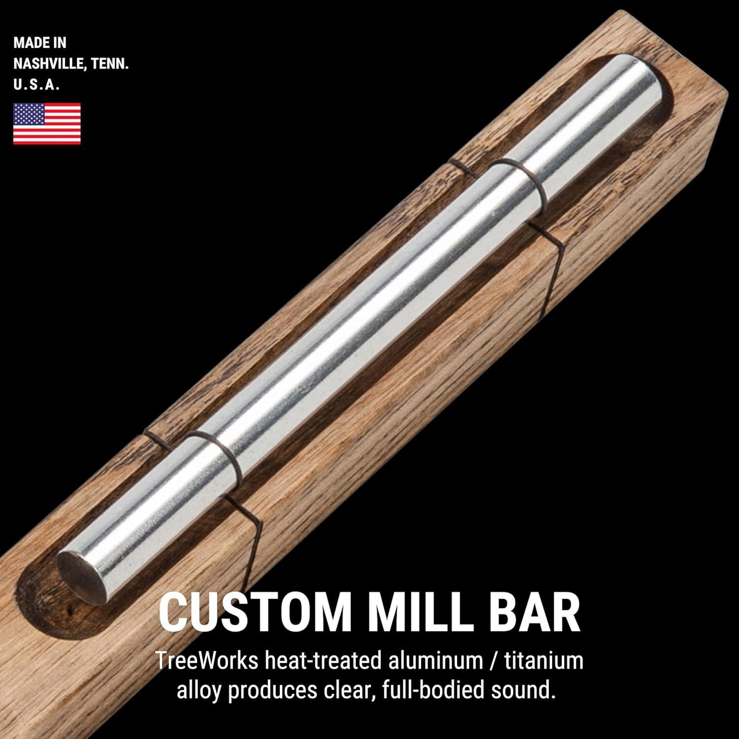 Campana de Energía TreeWorks Chimes - Nota Única - Hecho en EE. UU.