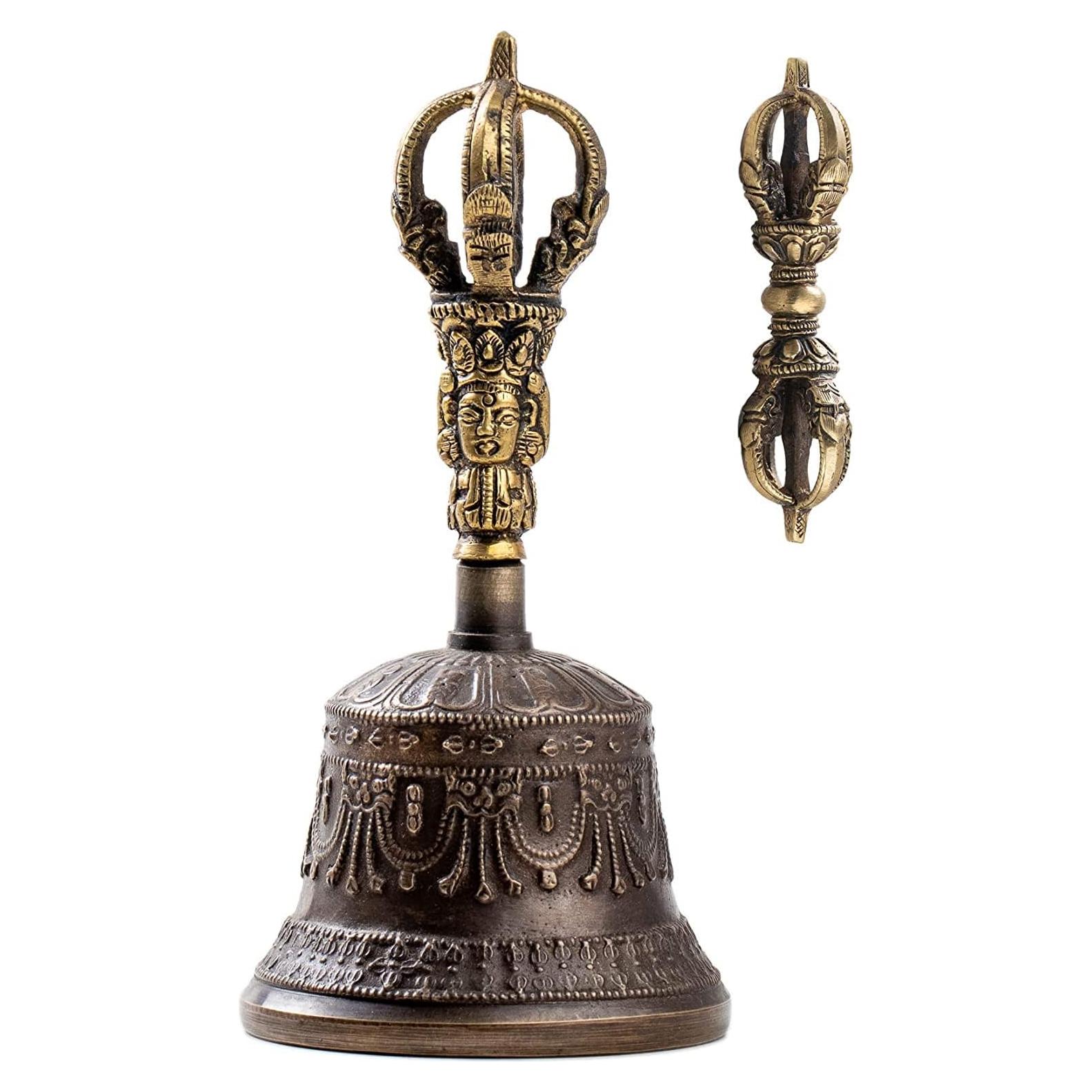 Campana de Meditación Budista Himalayan Bazaar 14cm Latón
