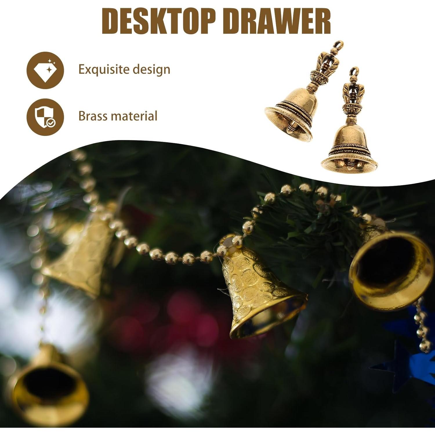 Campanas de Meditación Budista FOMIYES - 2 Piezas de Latón