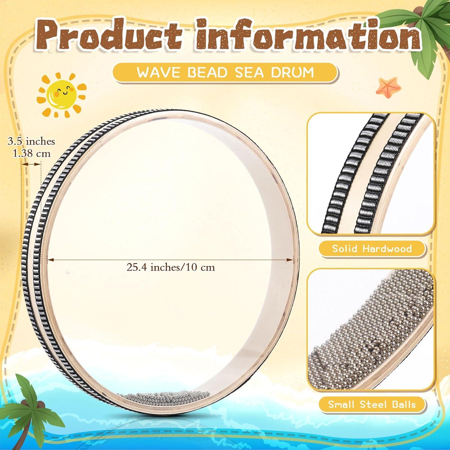 Conjunto de Instrumentos de Meditación 3 Piezas - Tingsha, Campana y Tambor