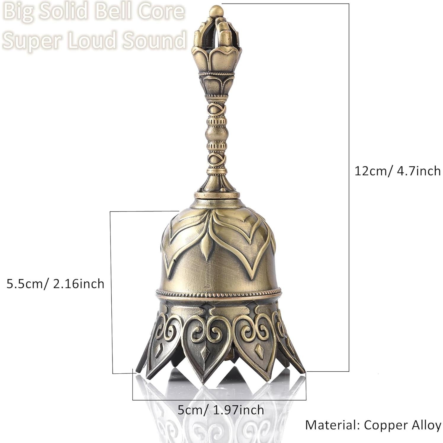 Campana de Mano de Bronce Extra Ruidosa 5.4cm - HB005