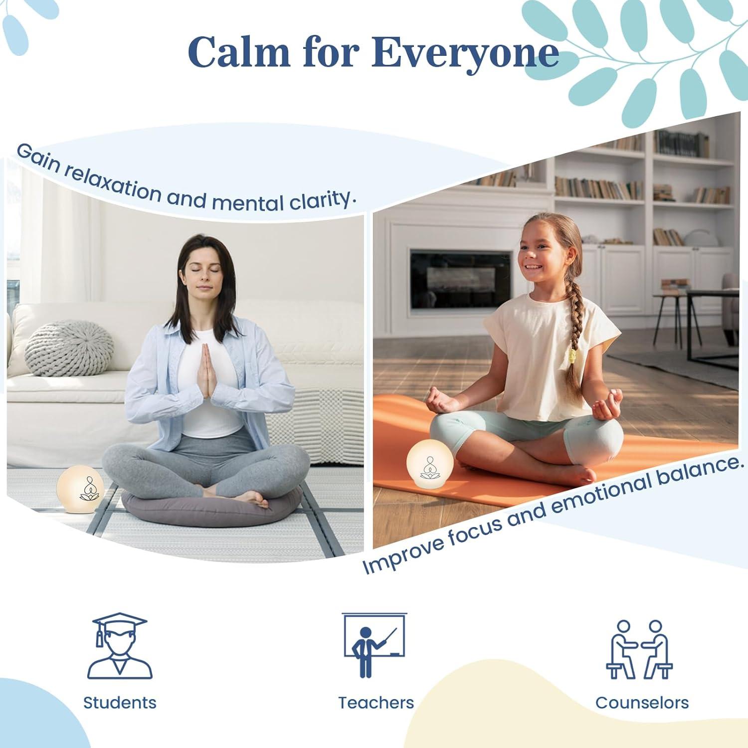 Luz de Meditación Syrinx - Respiración Guiada Recargable