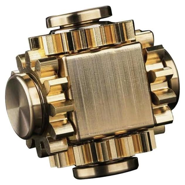 Cubo Antiestrés de Bronce LXNIEPAN para Meditación y TDAH