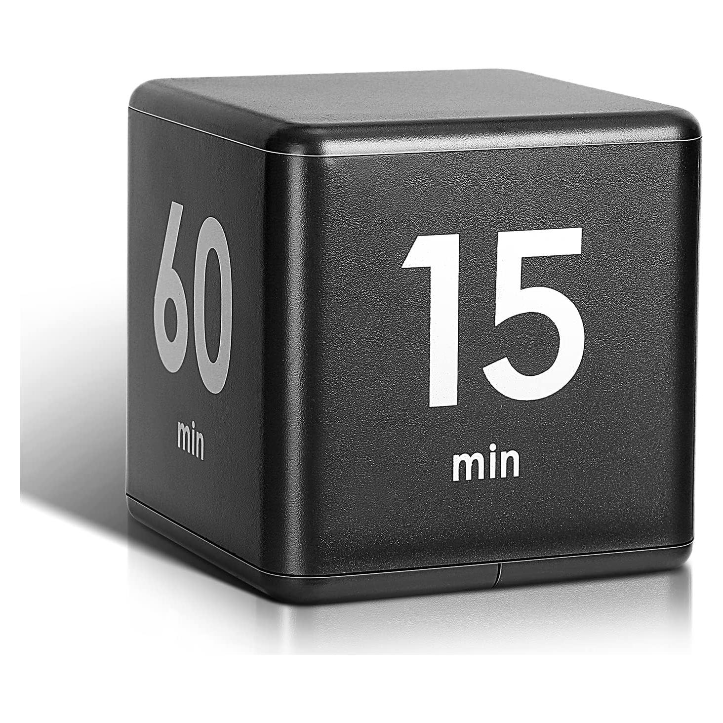 Temporizador Cubo Weewooday 15-20-30-60 Minutos Negro