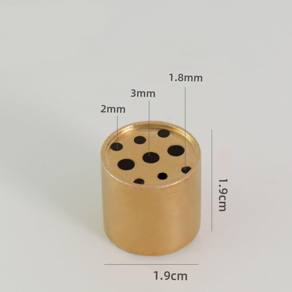 Soporte de Incienso CUTEZING de Latón con 9 Agujeros