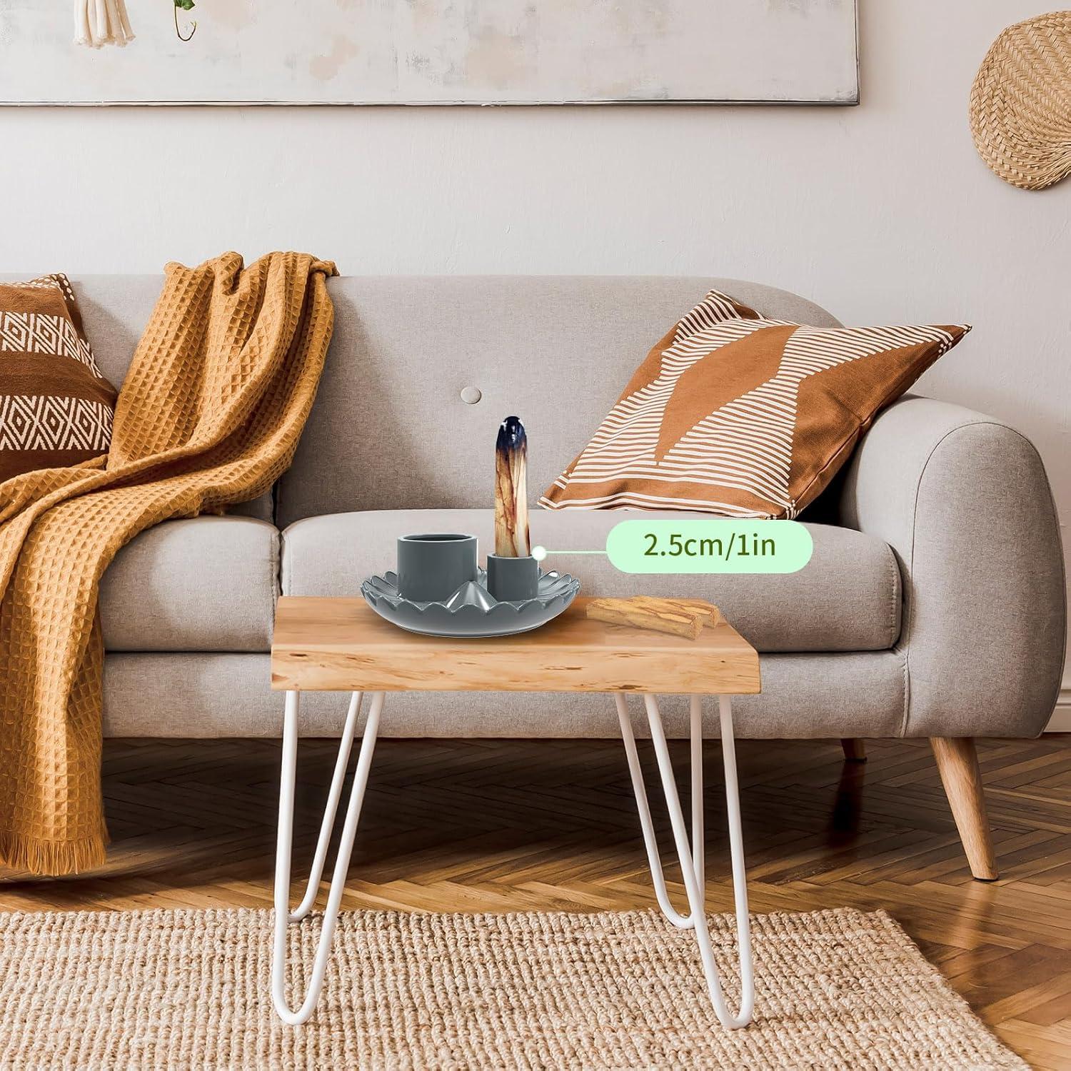 Soporte para Incienso y Velas Esbaybulbs Cerámica 15.5cm