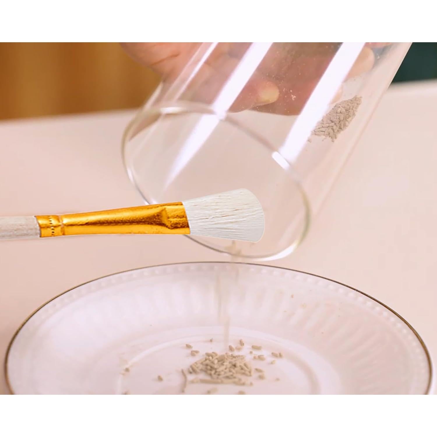 Soporte de Incienso UBLUCKEN con 20 Varitas y Cepillo - Vidrio