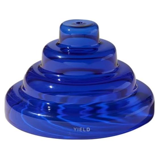 Soporte de Incienso de Vidrio Yield Design Cobalto 8.9x5.7 cm