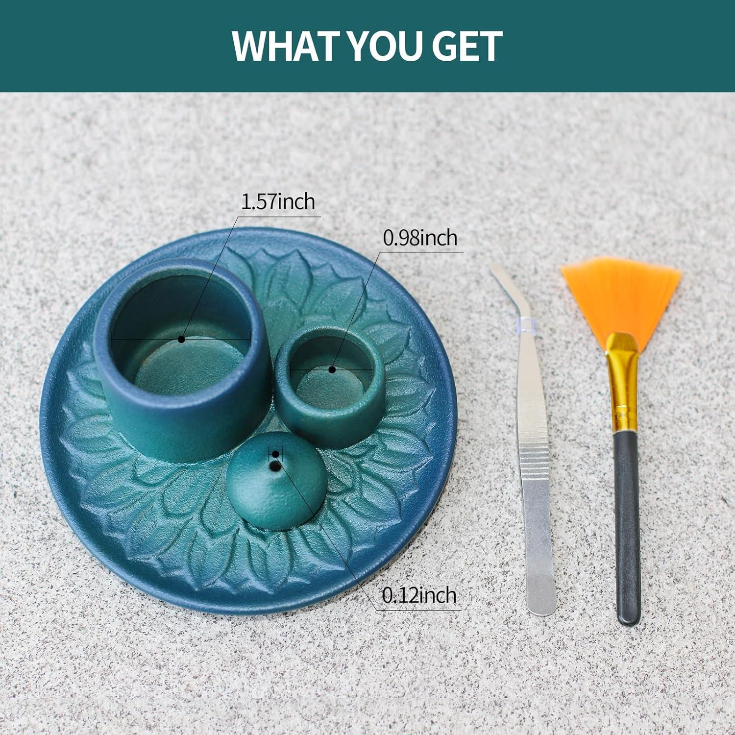 Soporte para Incienso y Palo Santo ToolSentryX Cerámica Azul