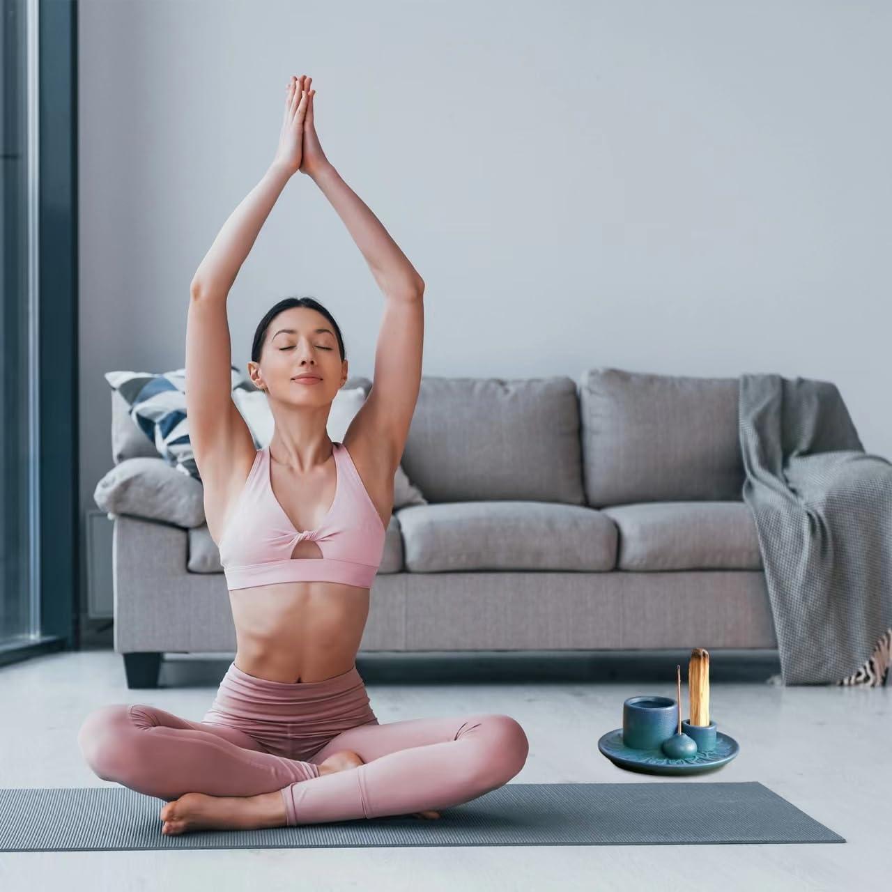 Soporte para Incienso y Palo Santo ToolSentryX Cerámica Azul