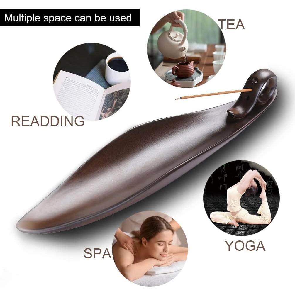 Soporte para Incienso Moylor Cerámica Marrón 3 Agujeros