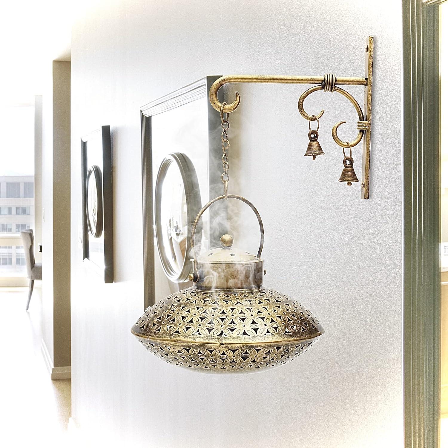 Soporte de Incienso Colgante AppyHut - Vintage Antiguo 22.86cm