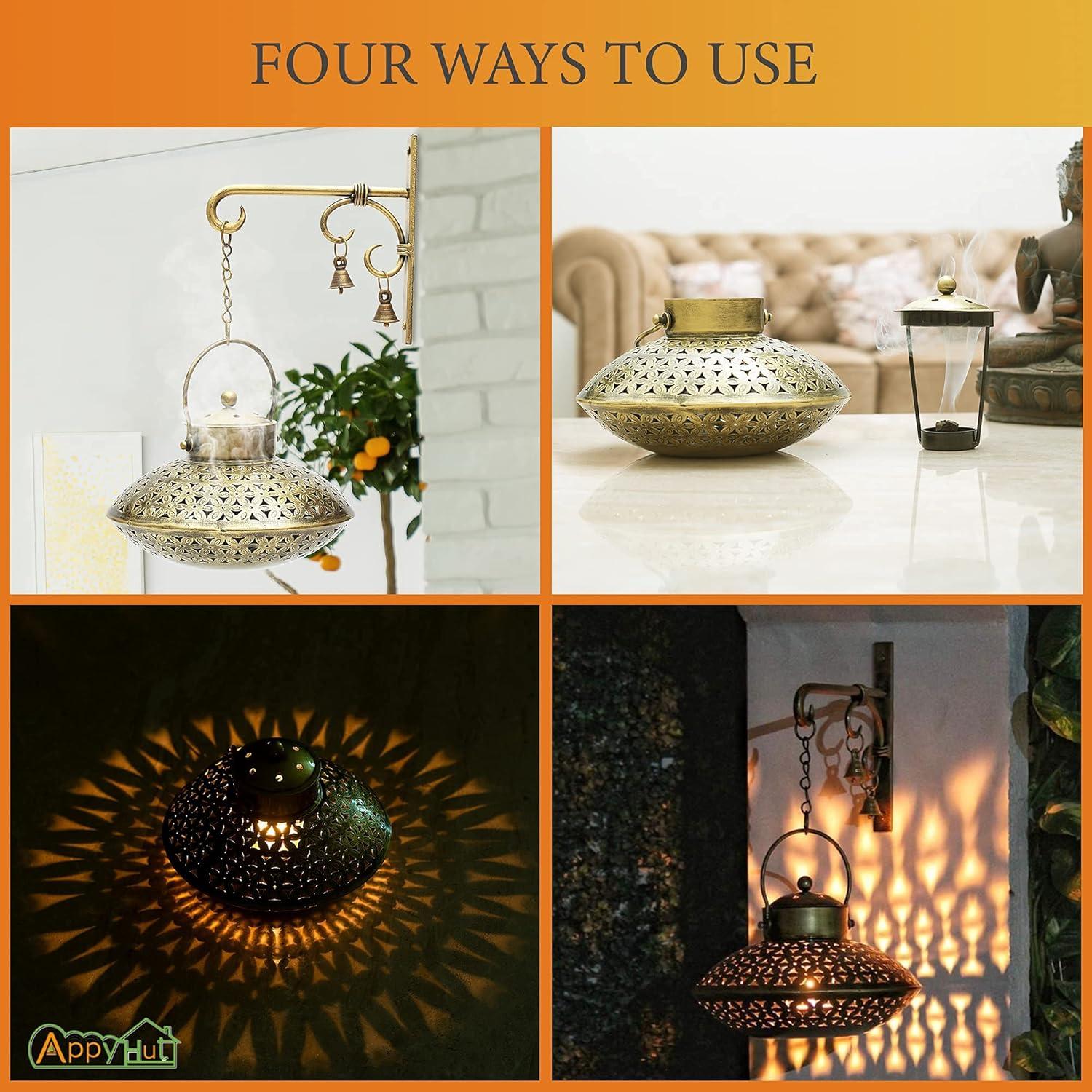 Soporte de Incienso Colgante AppyHut - Vintage Antiguo 22.86cm