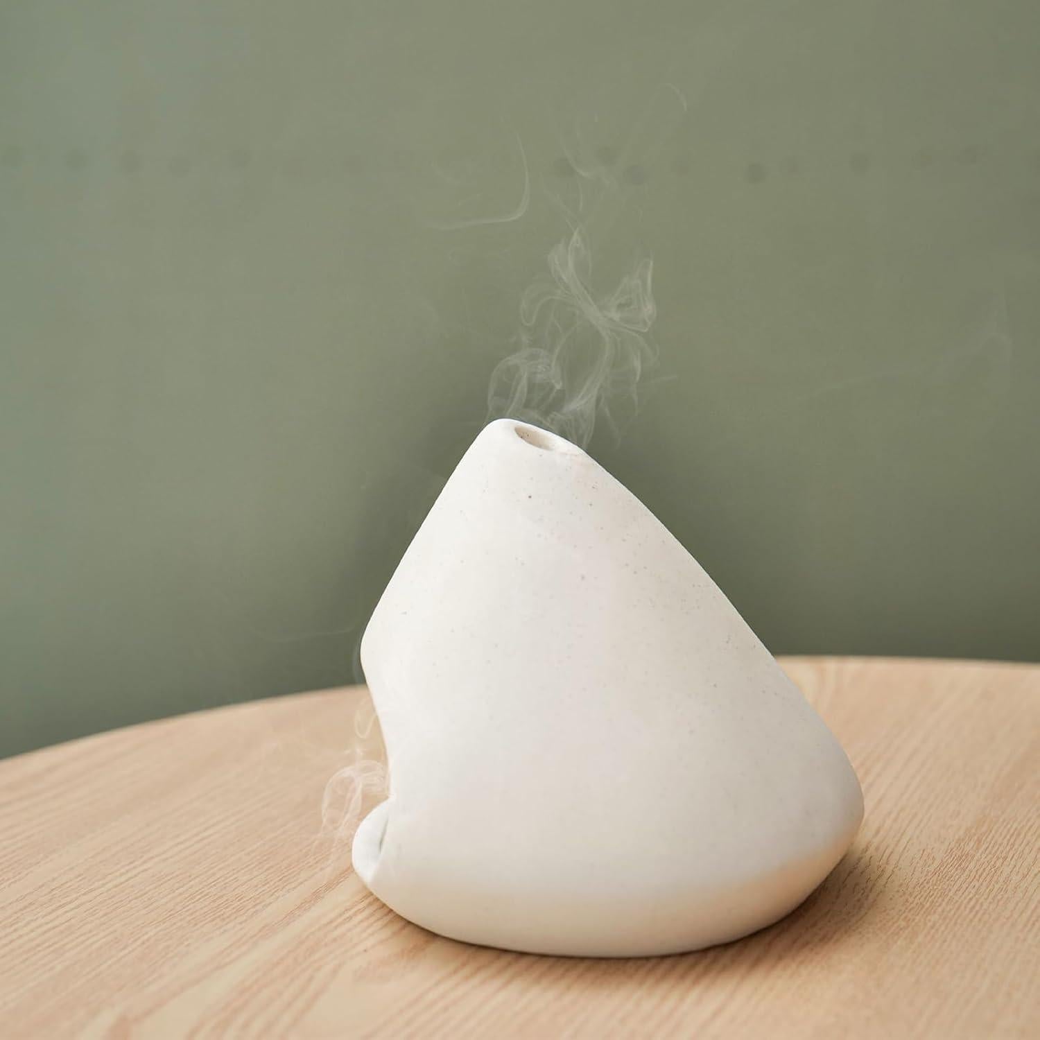 Soporte para Palo Santo Yawlsow, Quemador de Incienso Zen Blanco