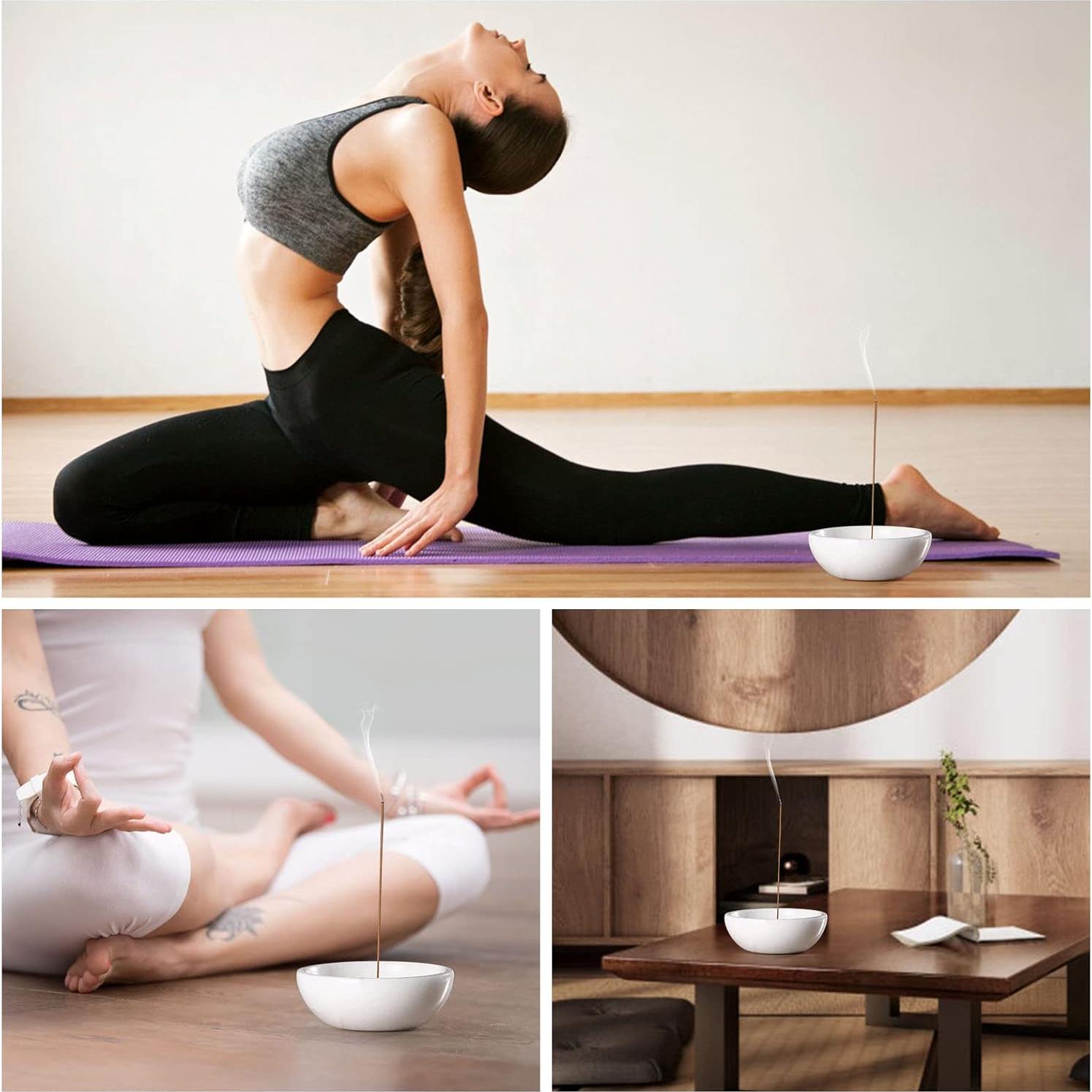 Soporte de Incienso de Mármol Natural Koville 12.95 cm