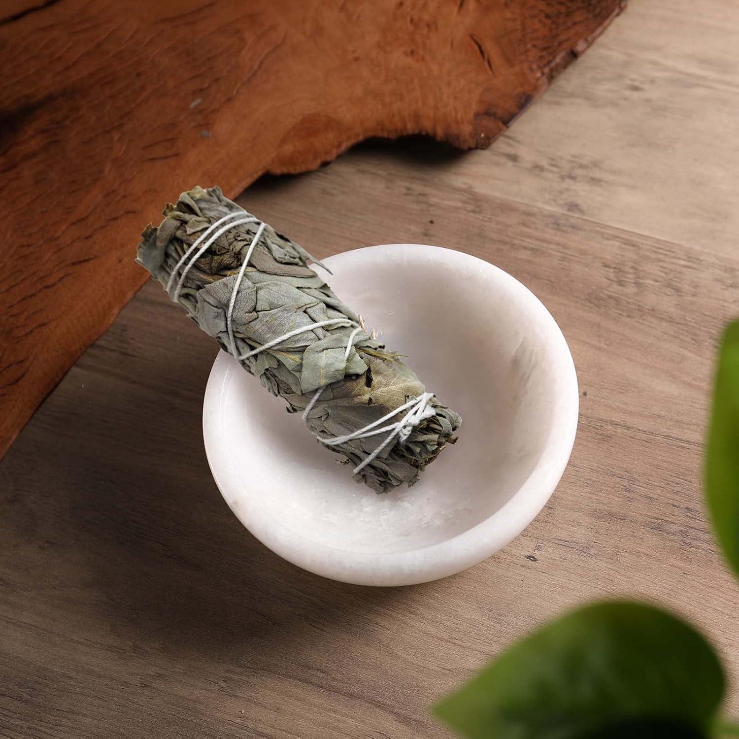 Soporte de Incienso de Mármol Natural Koville 12.95 cm