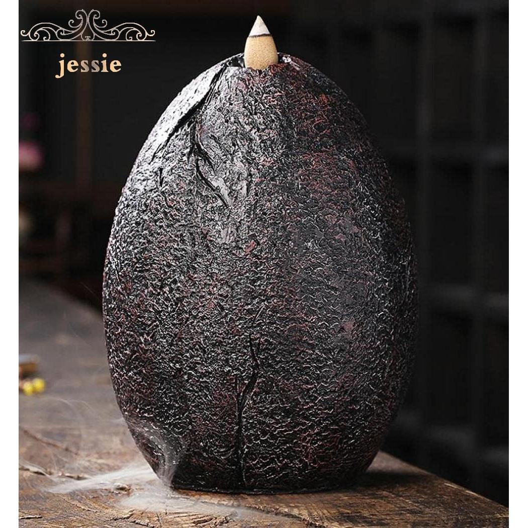 Soporte de Incienso de Retroceso Jessie Montaña Resina 19x13 cm