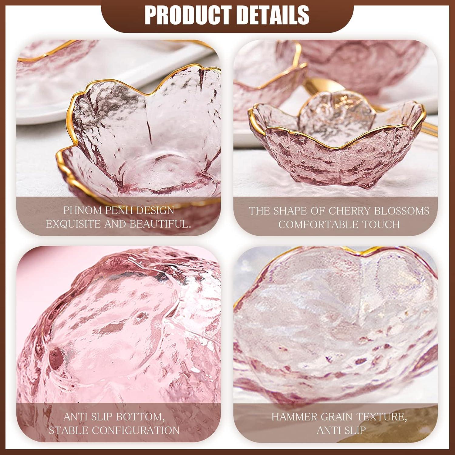 Soporte de Incienso Ziyue de Vidrio Flor de Cerezo 9 Agujeros