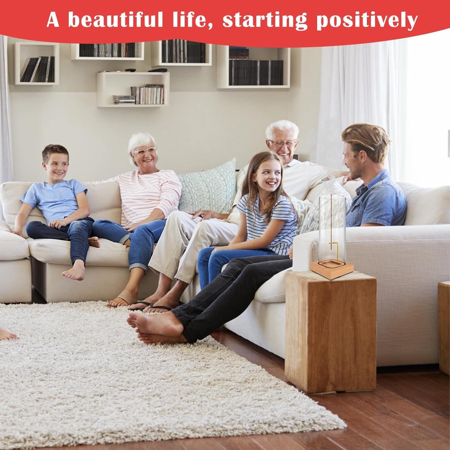 Soporte de Incienso NAKBINX con Base de Madera Natural