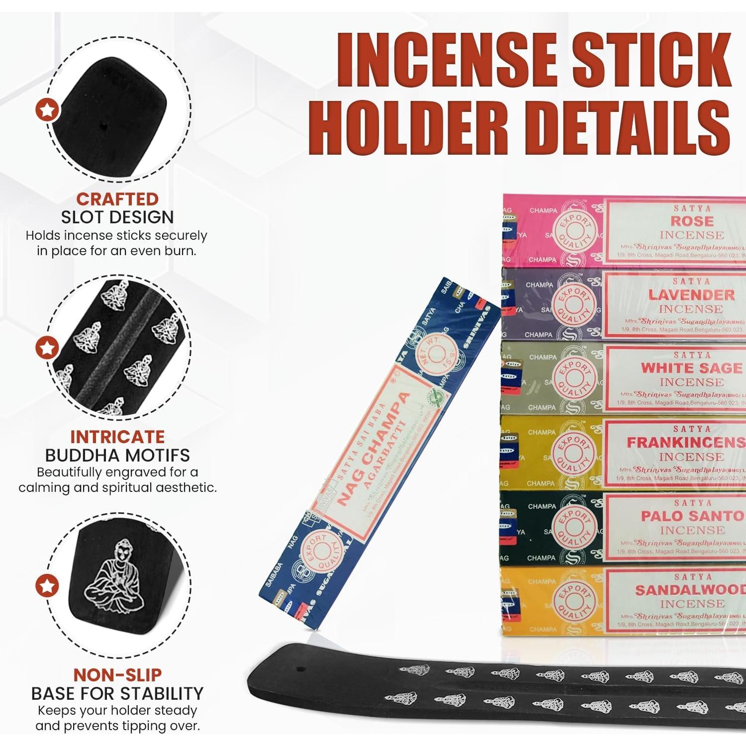 Set de Incienso Guruji Divinity con Soporte y 7 Aromas 15g