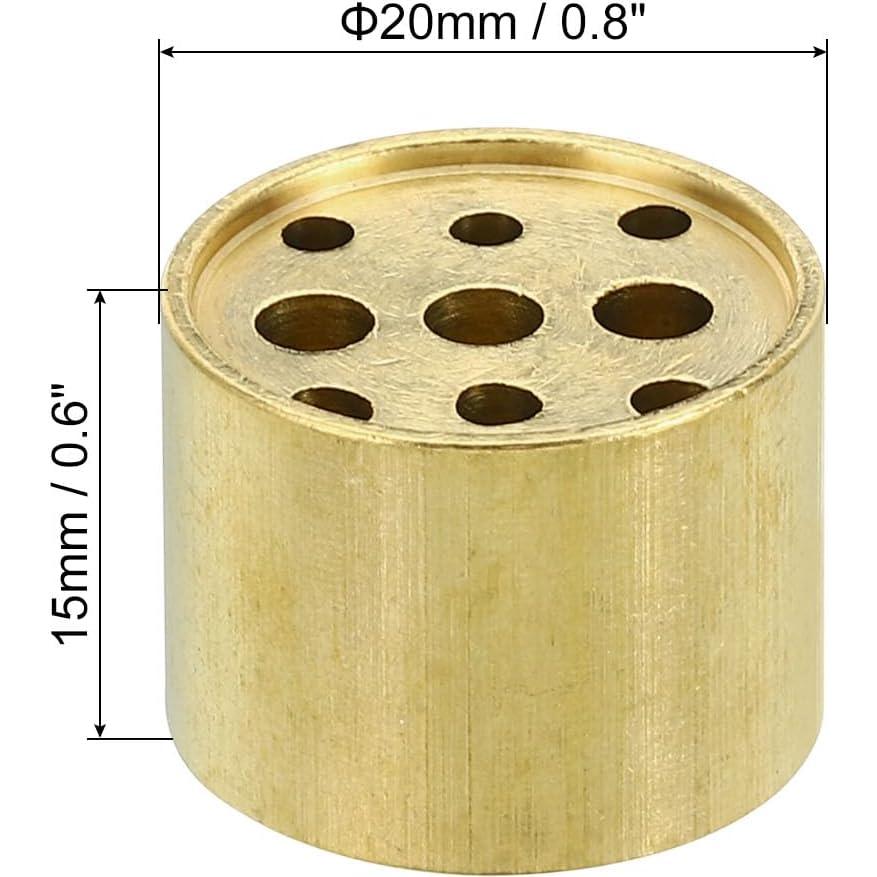 Soporte de Incienso PATIKIL - 2 Piezas de Latón para Conos y Varitas