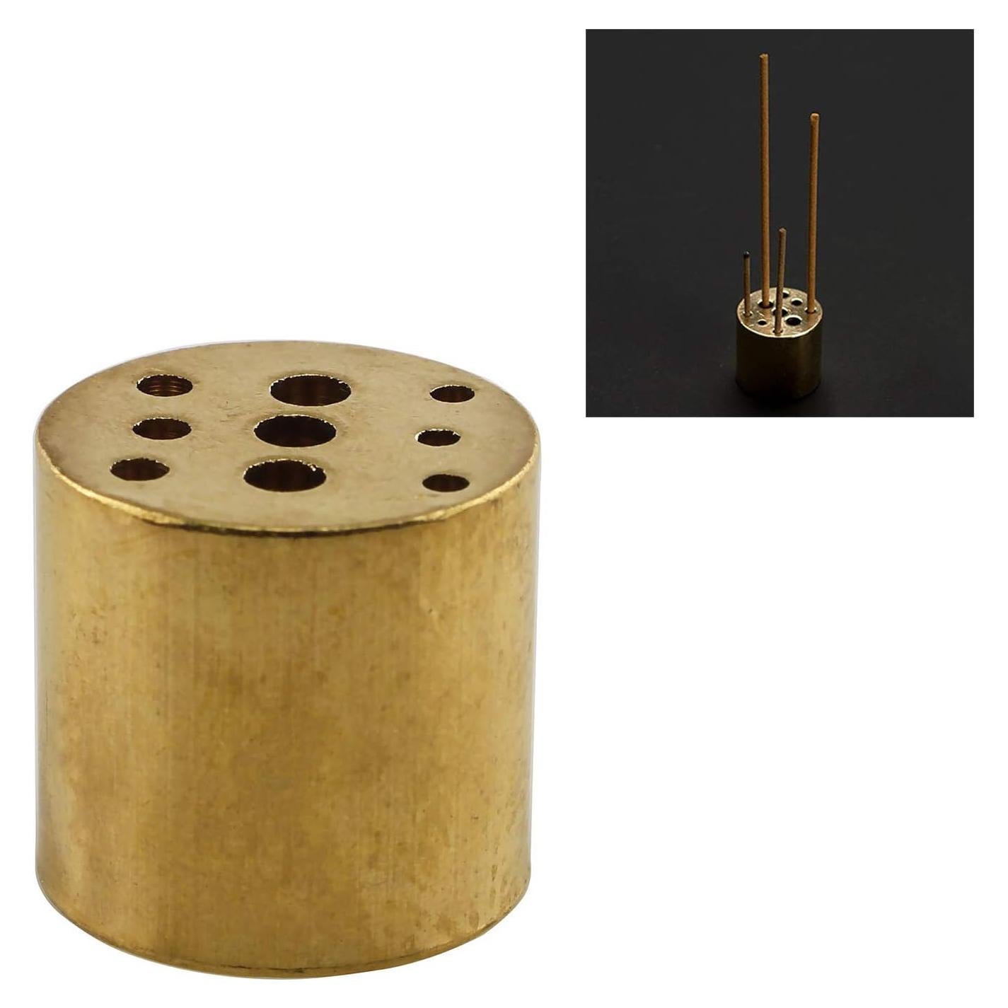 Soporte de Incienso E-outstanding de Latón 9 Agujeros 2cm