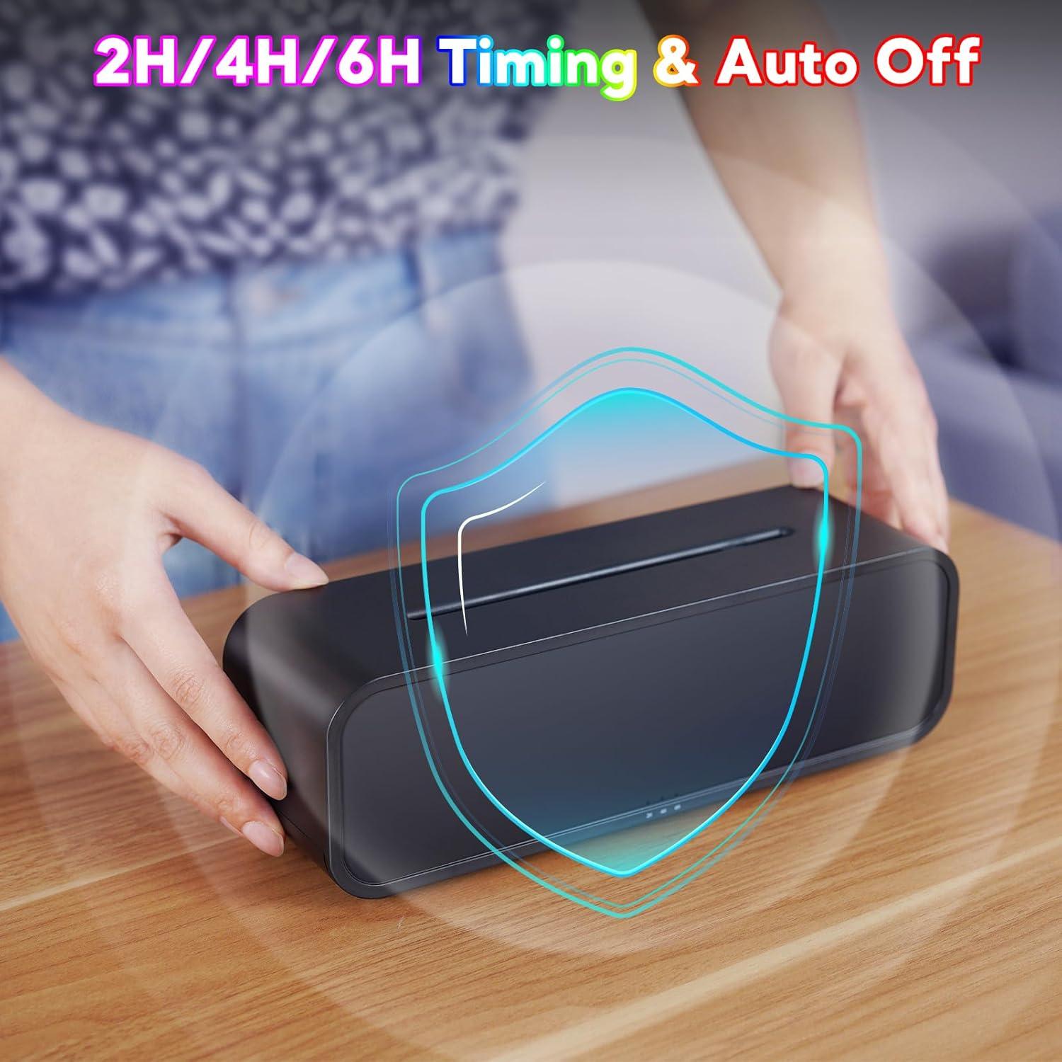 Difusor de Aceite Esencial SENMUL A4 250ml con Efecto Llama