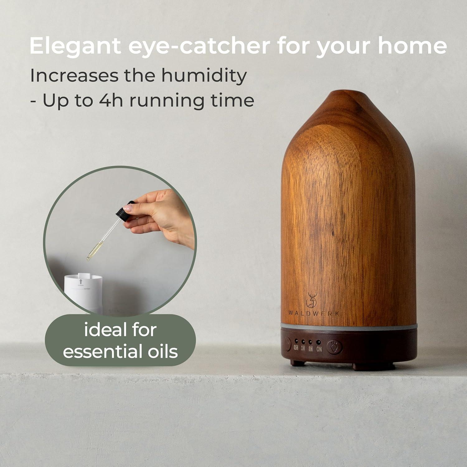 Difusor de Aceite WALDWERK 100ml Madera de Acacia Silencioso