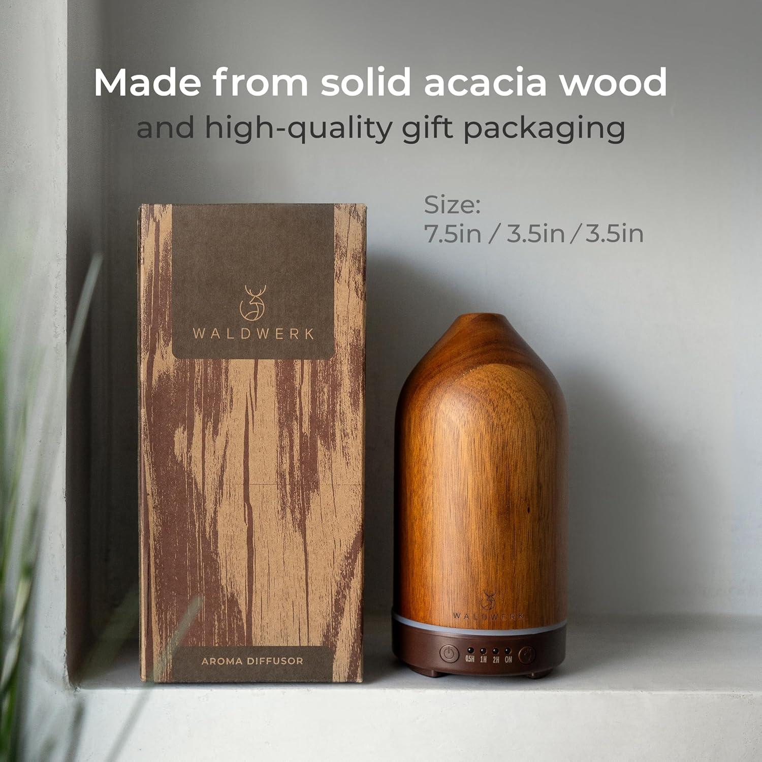 Difusor de Aceite WALDWERK 100ml Madera de Acacia Silencioso