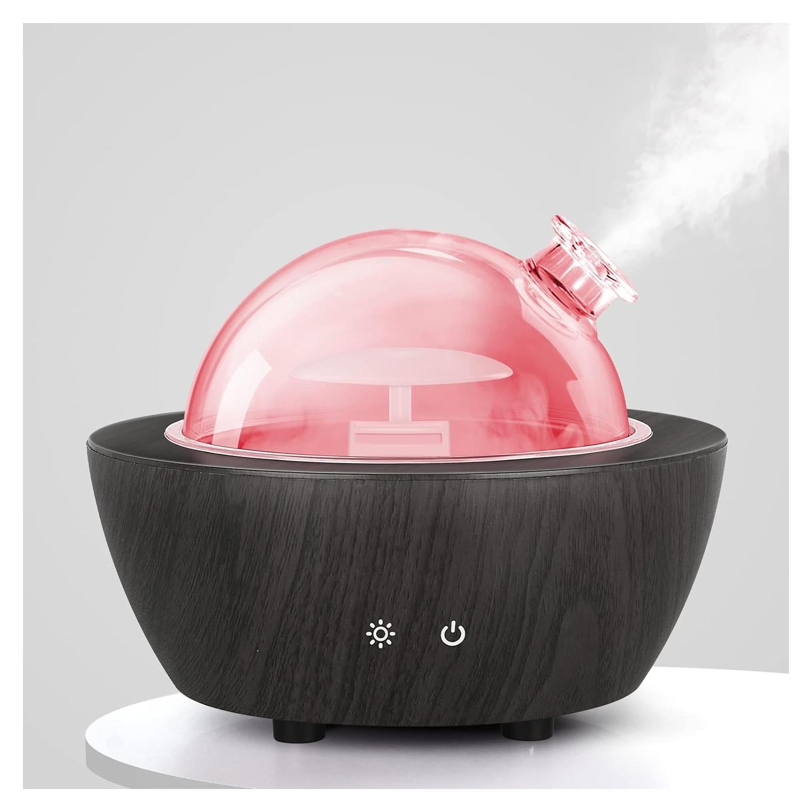 Difusor de Aceite Esencial HSLZOMI 280ml con Luz LED y Apagado Automático