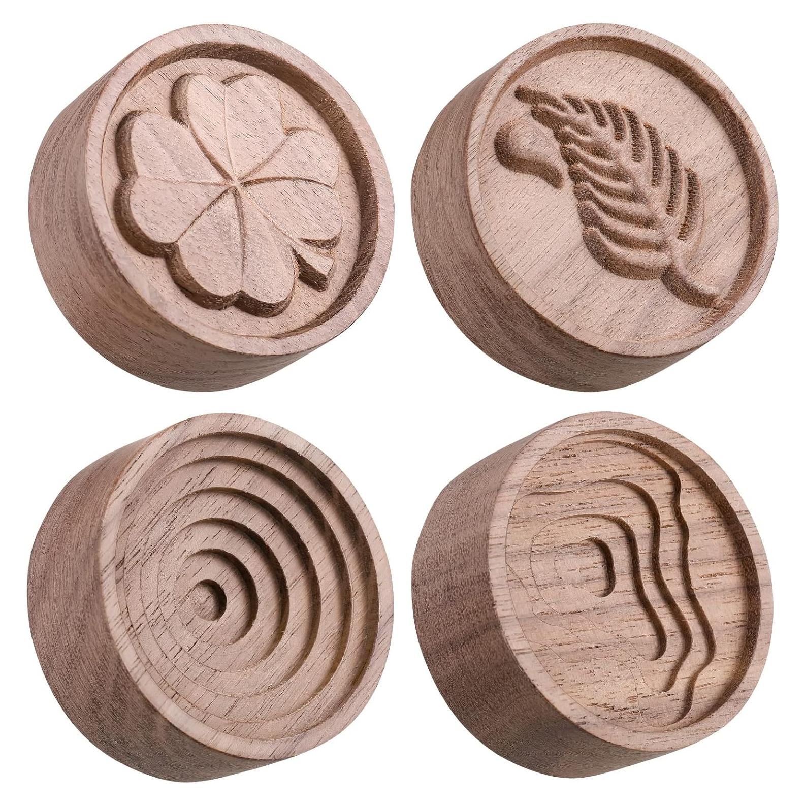 Difusores de Aceite Esencial de Madera Zhehao - 4 Piezas