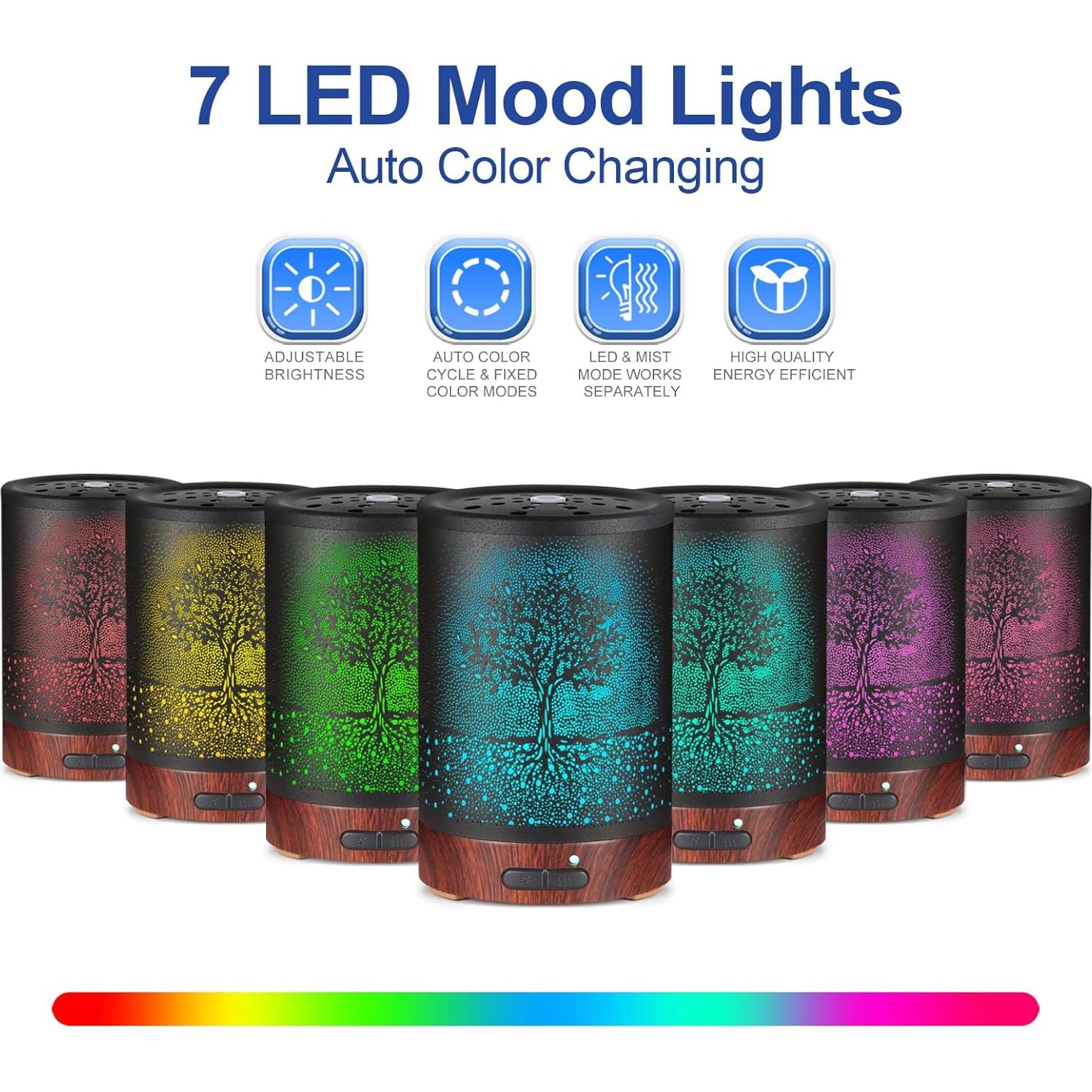 Difusor de Aceite Esencial Mocosa - Aromaterapia y Humidificador