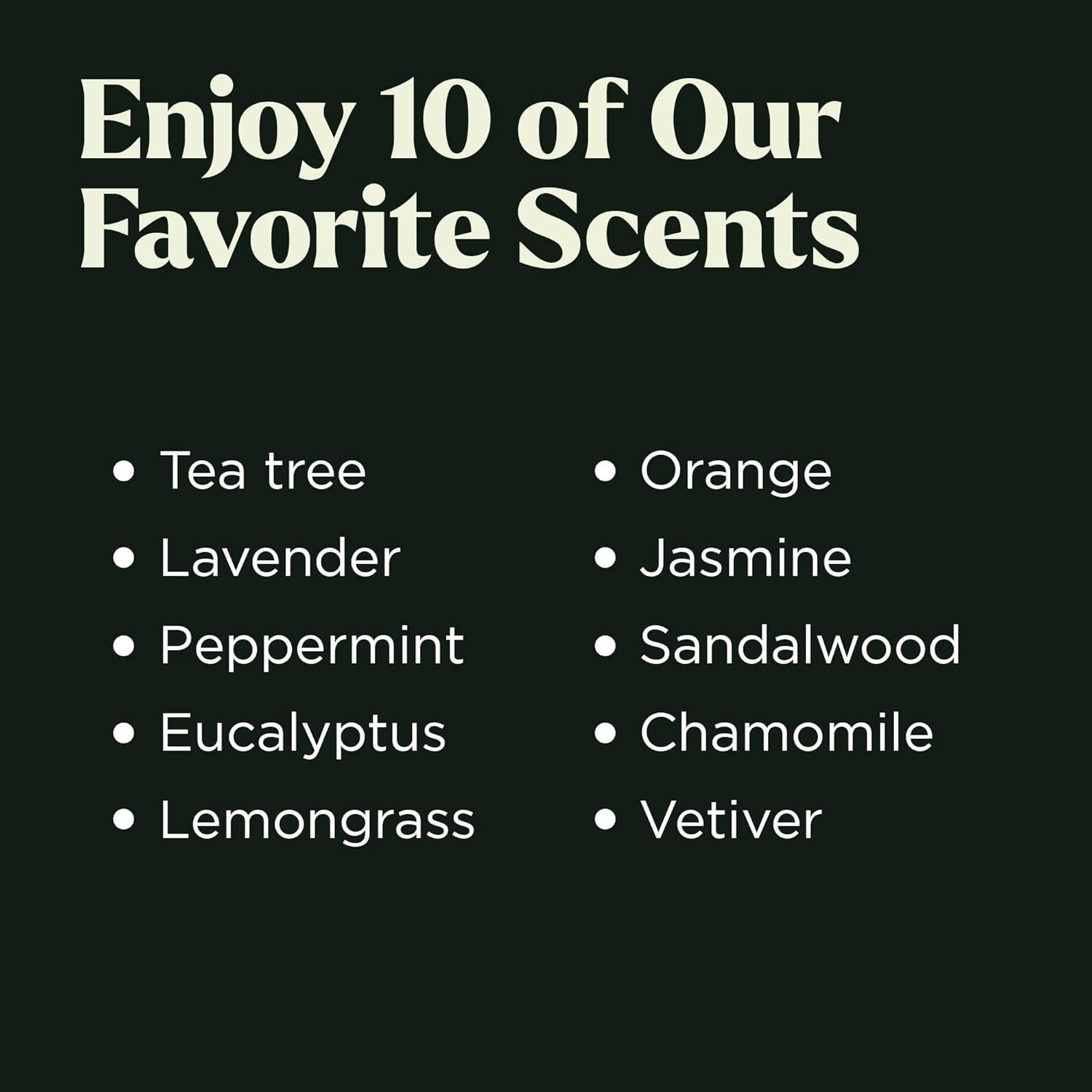 Set de Aceites Esenciales Lagunamoon 10 Piezas Aromaterapia