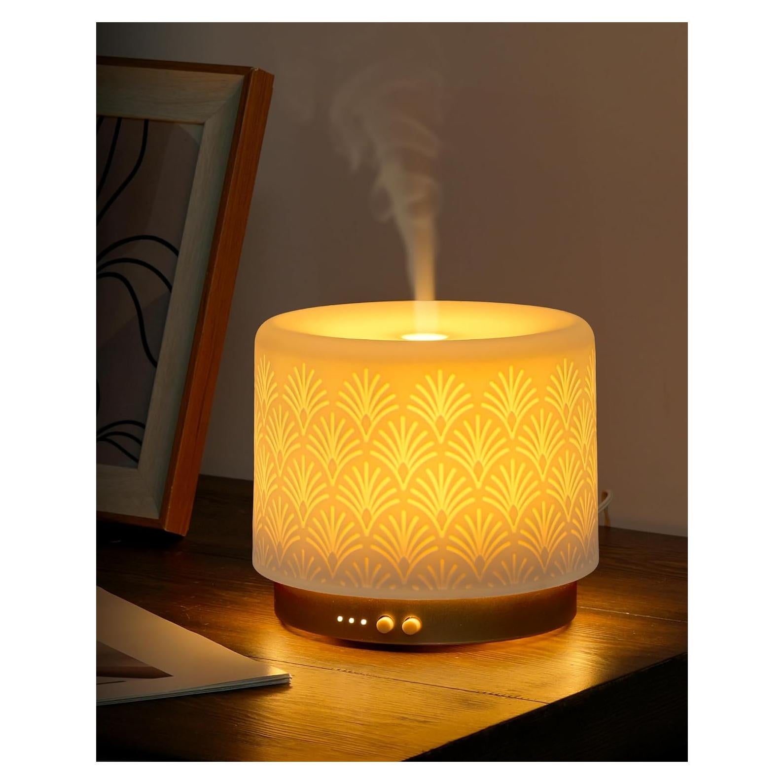 Difusor de Aceite Esencial Onaboviva 280ml Cerámica Coral